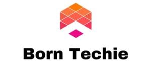 Born Techie Logo white background
